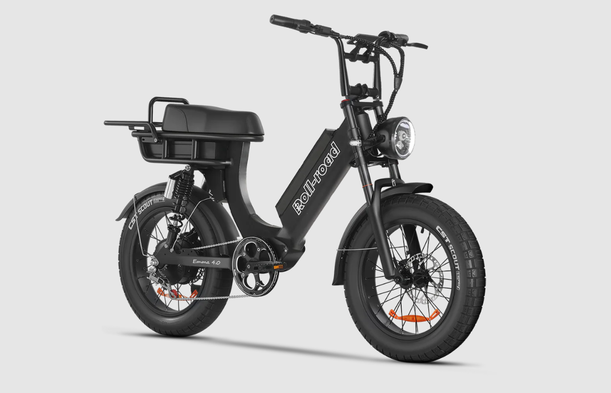 Moped-style Ebike | Roll Road Ebikes