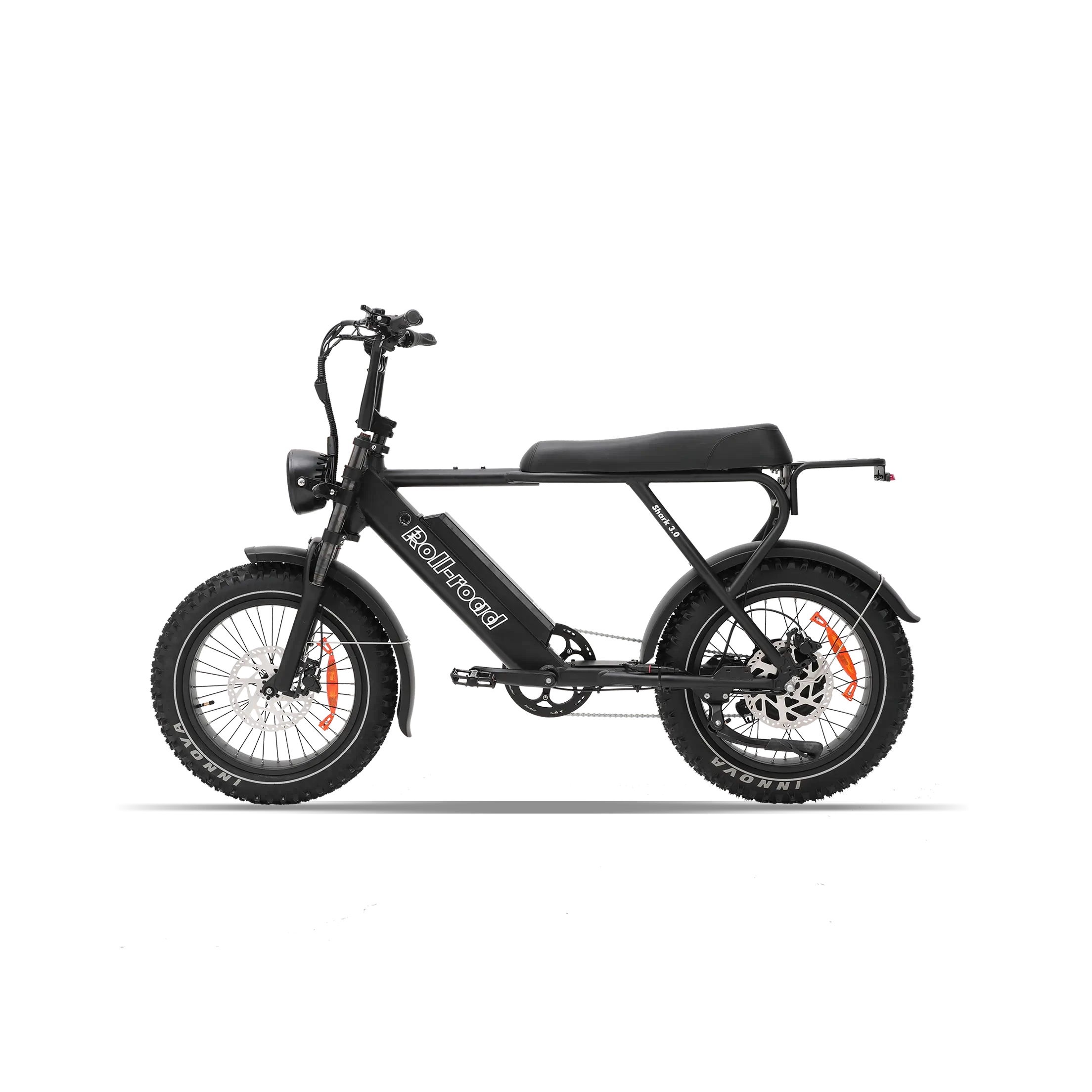 SHARK3.0 1500W Ebike|70miles|35+mph|Moped Style Ebike – Roll Road