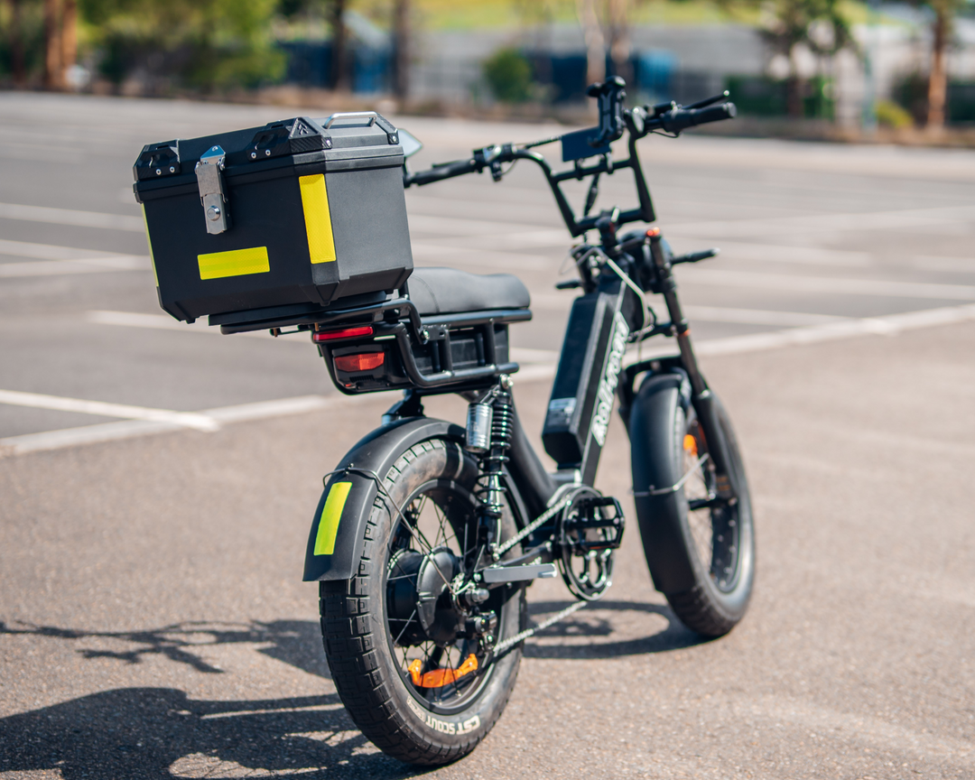ebike rear trunk Durable & Secure Protective Interior Enhanced Night Safety