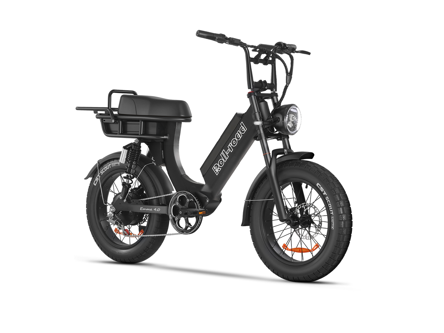 Electric Bike For Heavy Rider 450 lb, Fat Tire, 52V40AH Dual batteries 150 Mile Long Range ebike, moped style ebike, step through ebike, Heavy duty