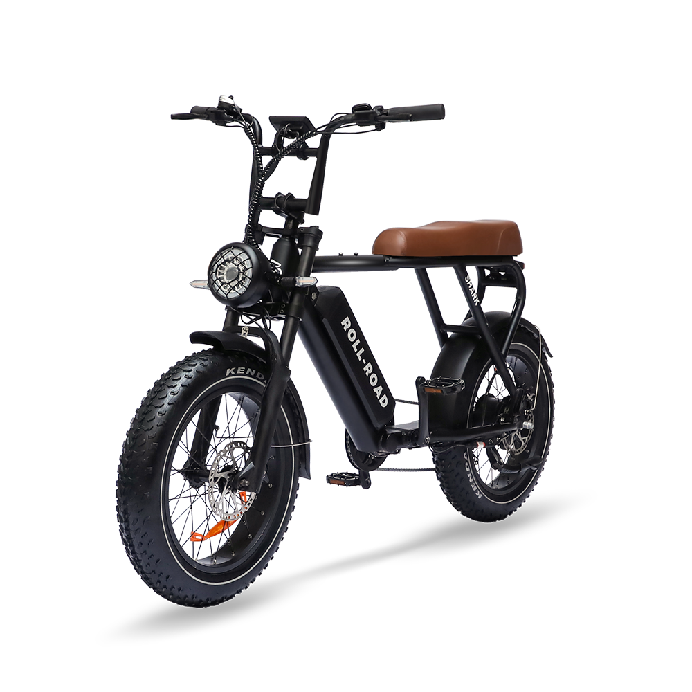 SHARK2.0 Fast 30mph|1000W Ebike|Moped Style Ebike|2 seater – Roll Road Ebike