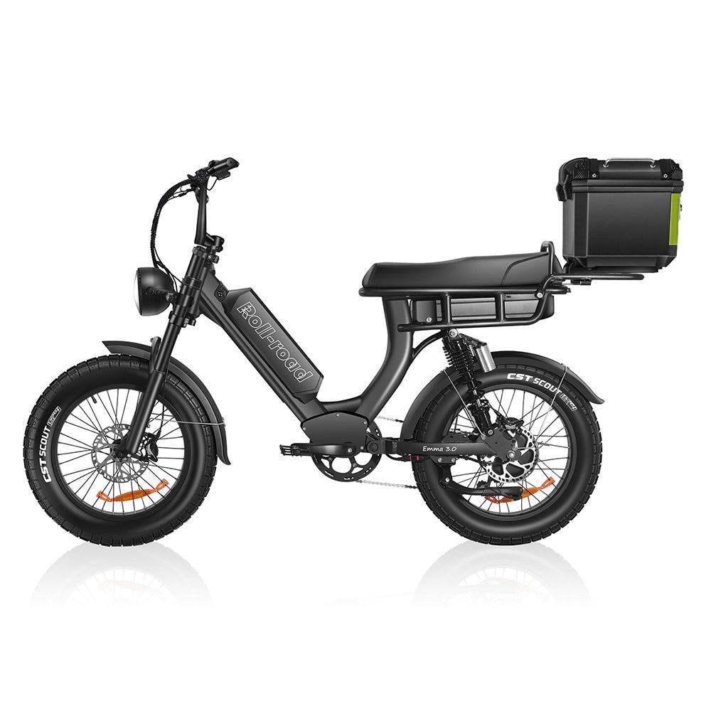 Emma 3.0 Dual Battery Ebike 150 Miles Longest Range Ebike Best Long Distance Electric Bike Roll Road Ebike