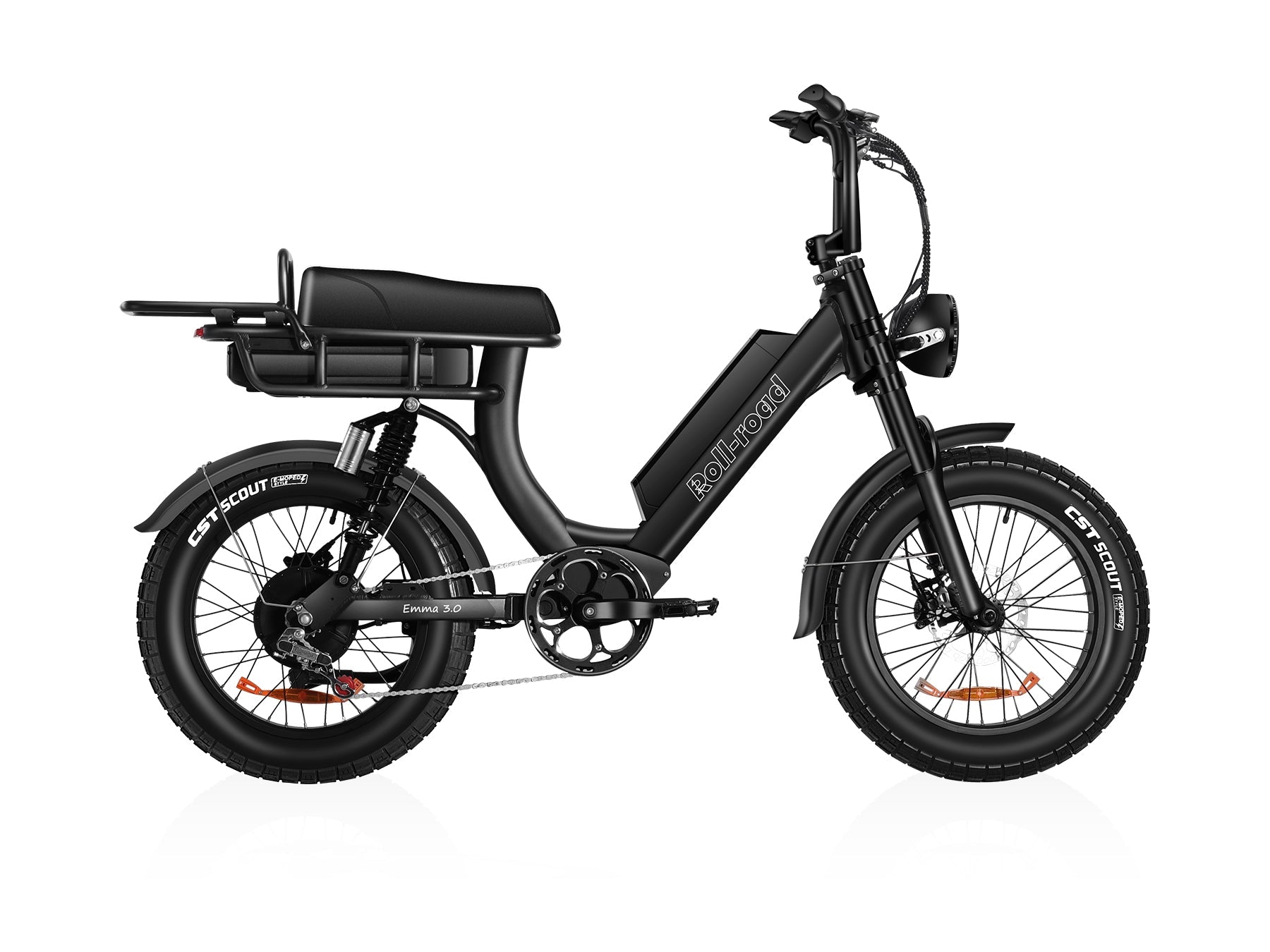 Emma 3.0 2Seater Electric Bike For 2 Adults 24" Long Seat Ebike For 2