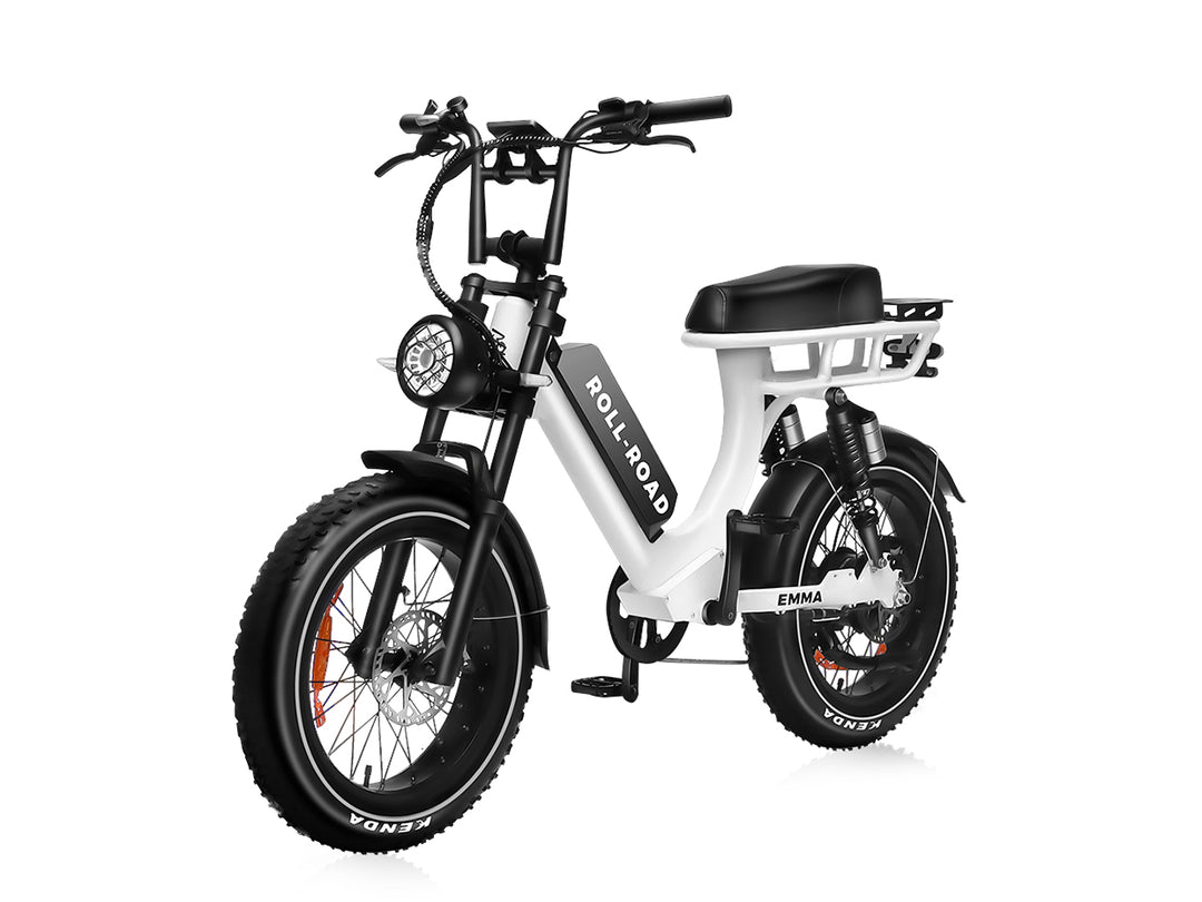 EMMA Moped-Style Adult Ebike| 400LB Heavy Rider| Full Suspension|Long Range Electric Bike 1