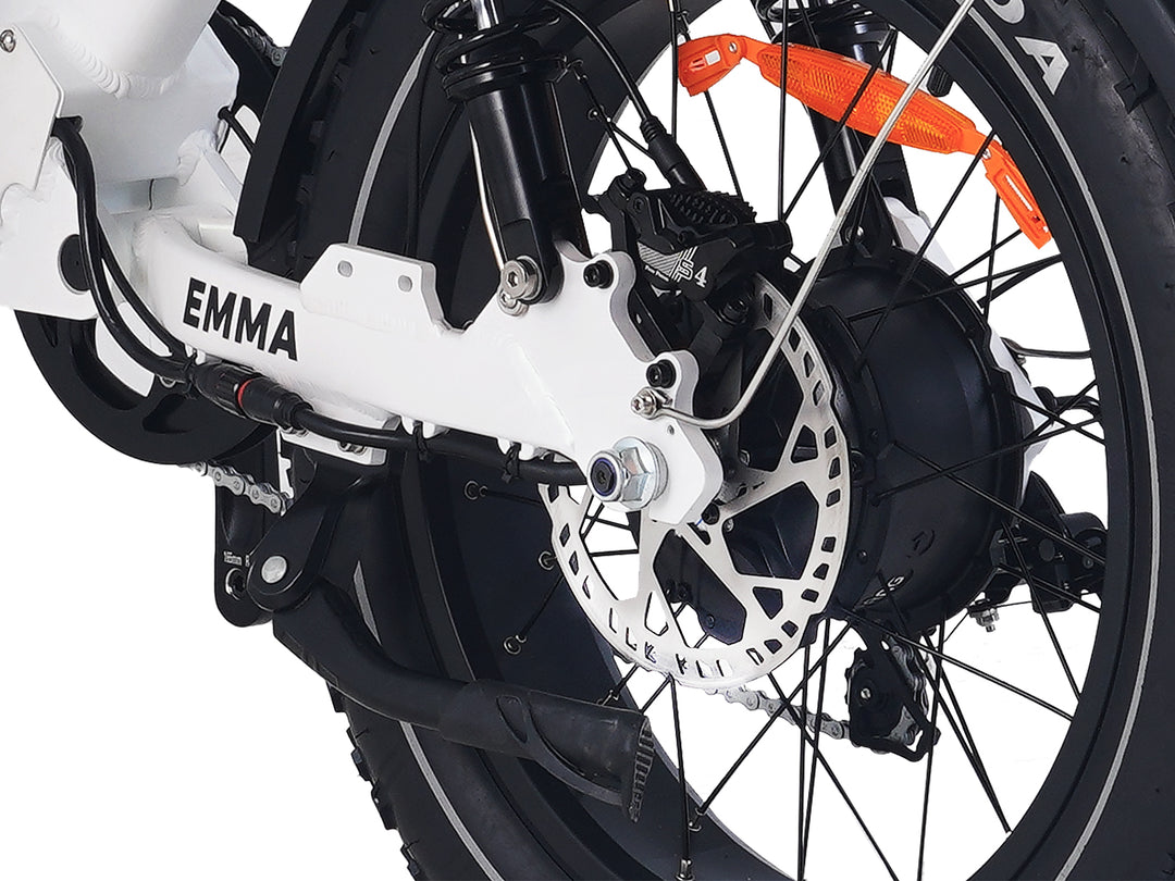 EMMA Moped-Style Adult Ebike| 400LB Heavy Rider| Full Suspension|Long Range Electric Bike 10
