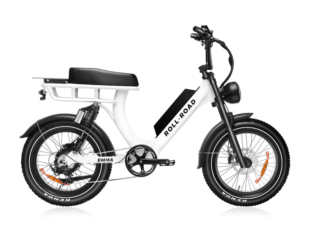 EMMA Moped-style Electric Bike|For Adults 400LB Heavy Rider|Longest Range|Step Thru Electric Bike 2
