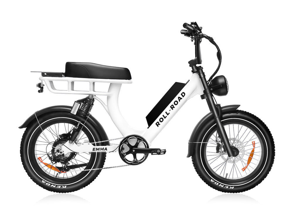 EMMA Step Thru Ebike| Long Range| Moped-Style Ebike for Adults| Fat tire 400LB Heavy Rider Electric Bike 2