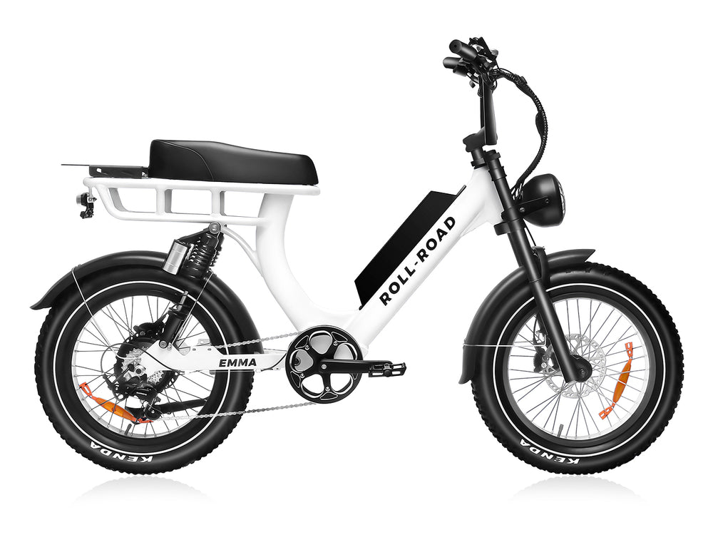 EMMA Moped-style step through|70Miles Long Range|300-400LB Heavy Rider|Adult Electric Bike 2