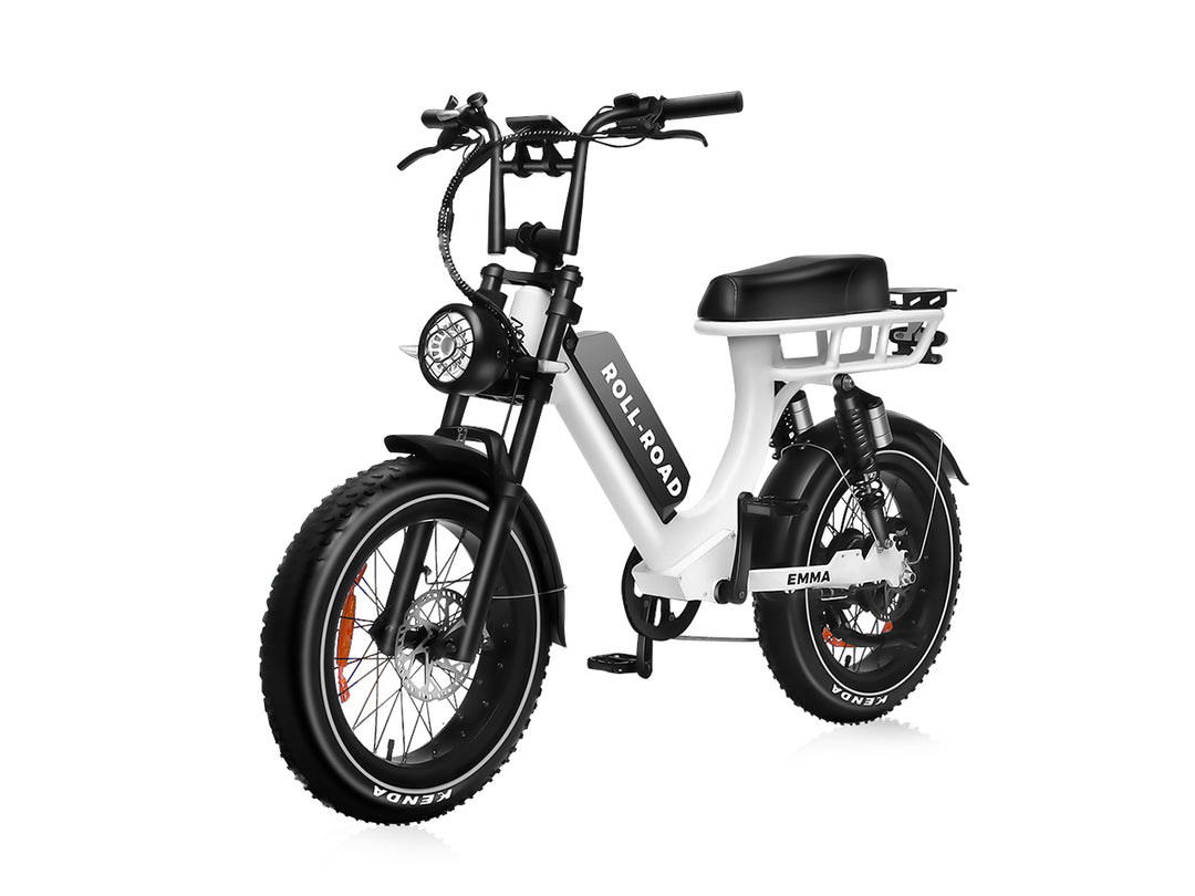 EMMA Moped-style Electric Bike|For Adults 400LB Heavy Rider|Longest Range|Step Thru Electric Bike 1