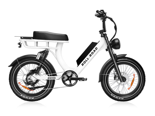 EMMA Moped-Style Adult Ebike| 400LB Heavy Rider| Full Suspension|Long Range Electric Bike 2