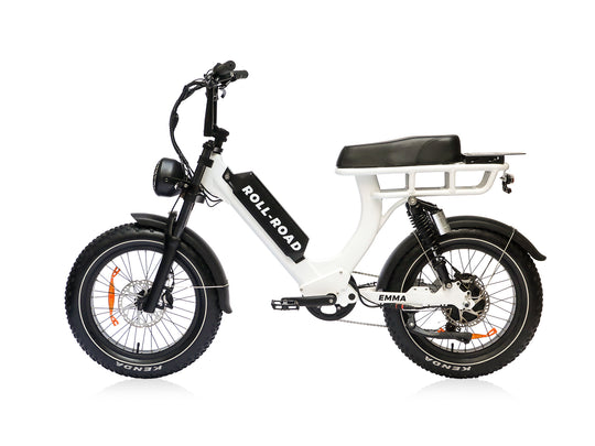 EMMA Step Thru Ebike| Long Range| Moped-Style Ebike for Adults| Fat tire 400LB Heavy Rider Electric Bike 3