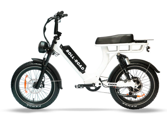 EMMA Moped-style step through|70Miles Long Range|300-400LB Heavy Rider|Adult Electric Bike 3