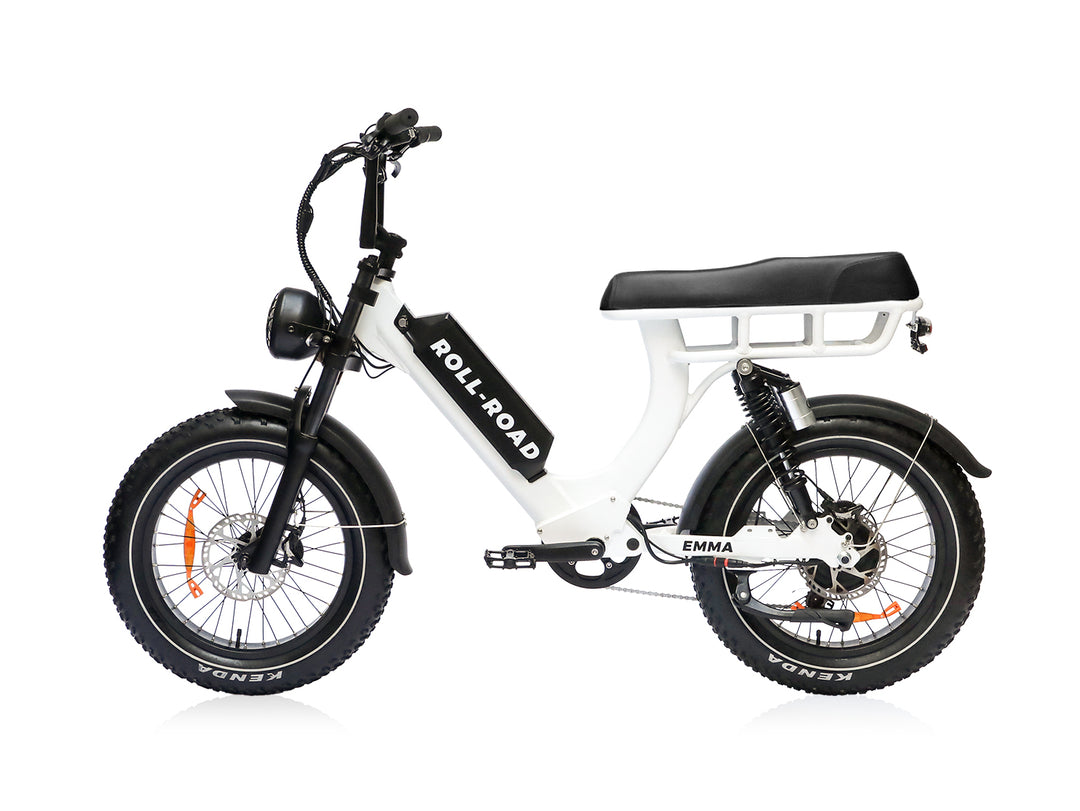 EMMA Street Legal Moped Ebike for Adults|400LB Heavy rider|70Mile Long Range|Step Through Electric Bike 4