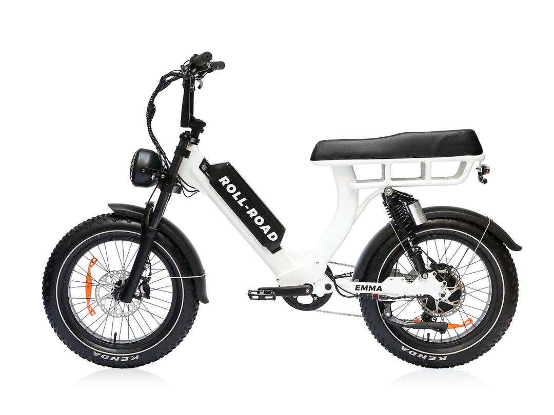 EMMA Moped-Style Adult Ebike| 400LB Heavy Rider| Full Suspension|Long Range Electric Bike 4