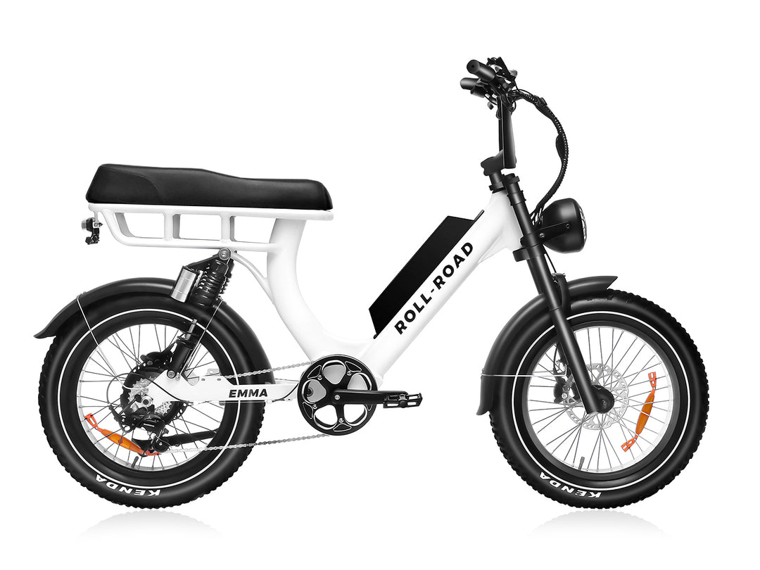 EMMA Step Thru Ebike| Long Range| Moped-Style Ebike for Adults| Fat tire 400LB Heavy Rider Electric Bike 5