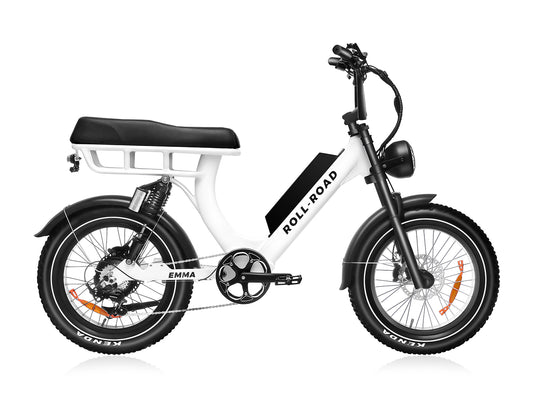 EMMA Moped-style step through|70Miles Long Range|300-400LB Heavy Rider|Adult Electric Bike 5