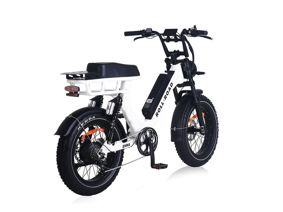 EMMA Moped-style step through|70Miles Long Range|300-400LB Heavy Rider|Adult Electric Bike 6