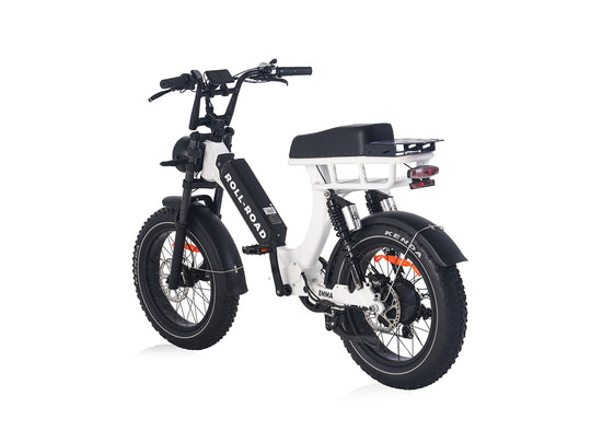 EMMA Step Thru Ebike| Long Range| Moped-Style Ebike for Adults| Fat tire 400LB Heavy Rider Electric Bike 7