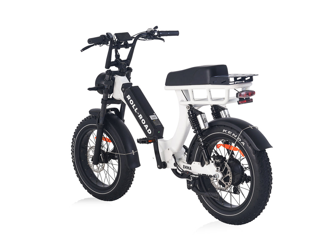 EMMA Moped-style step through|70Miles Long Range|300-400LB Heavy Rider|Adult Electric Bike 7
