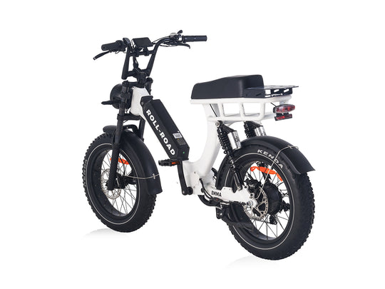 EMMA Moped-style step through|70Miles Long Range|300-400LB Heavy Rider|Adult Electric Bike 7