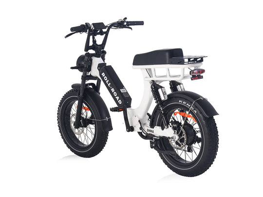 EMMA Moped-Style Adult Ebike| 400LB Heavy Rider| Full Suspension|Long Range Electric Bike 7