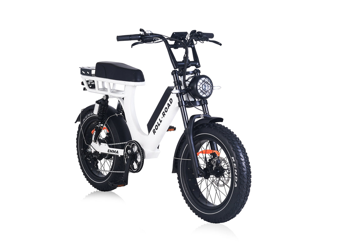 EMMA Moped-style Electric Bike|For Adults 400LB Heavy Rider|Longest Range|Step Thru Electric Bike 8