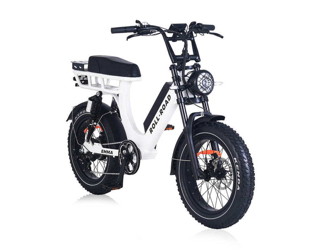 Emma Moped-style Ebike for Adults|Step Through|Long Range|400lb Fat Guy|Street Legal Electric Bike 8