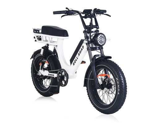EMMA Moped-style step through|70Miles Long Range|300-400LB Heavy Rider|Adult Electric Bike 8
