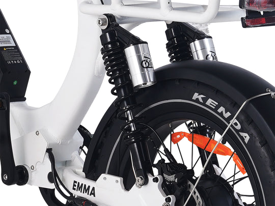 EMMA Moped-style Electric Bike|For Adults 400LB Heavy Rider|Longest Range|Step Thru Electric Bike 9
