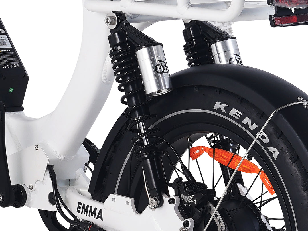 EMMA Step Thru Ebike| Long Range| Moped-Style Ebike for Adults| Fat tire 400LB Heavy Rider Electric Bike 9