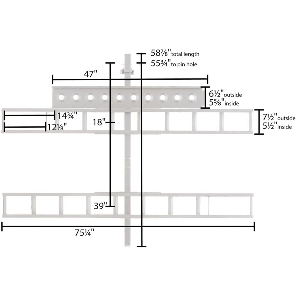 Hitch-Mounted Aluminum E-Bike Carrier  with anti-rattle device