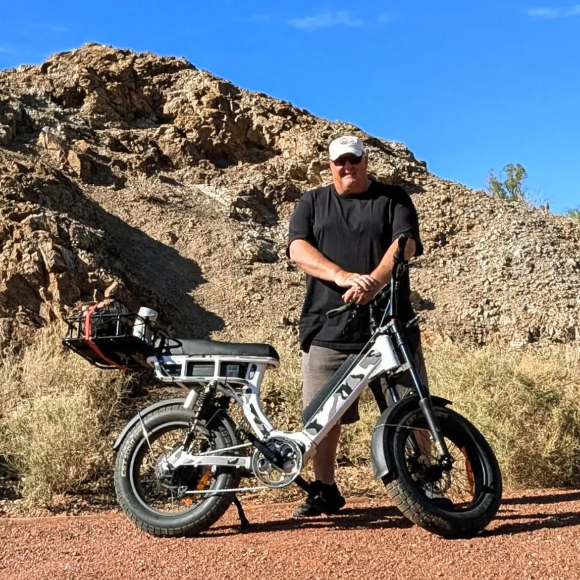 Emma 4.0 Dual Battery Long Range Fat Tire Moped Style Ebike