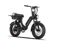 Load image into Gallery viewer, Black Roll Road EMMA 3.0 e-bike with a powerful 1500W motor and long-range dual 52V batteries.
