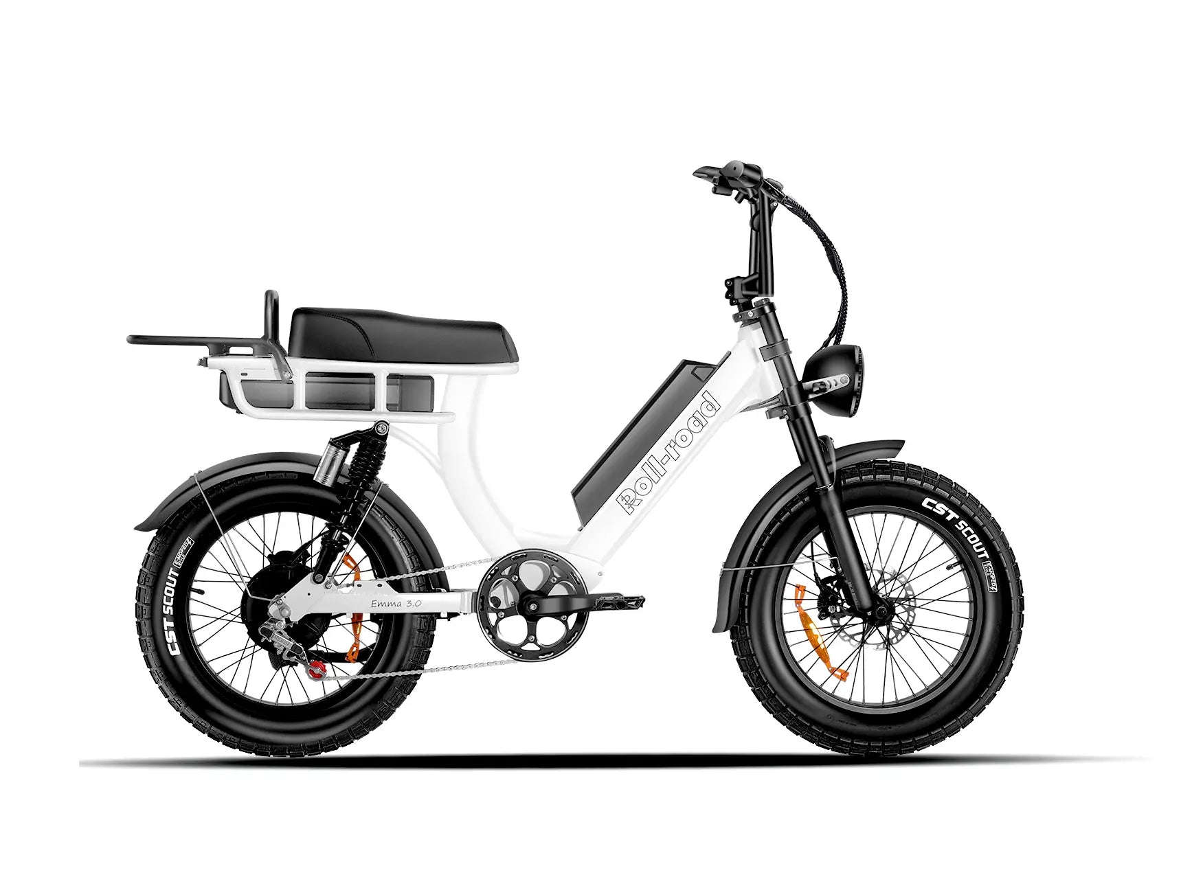urban style e bike 1500W Powerful Ebikes Long Distance with Dual-Battery for Large Riders for 400 lb person Moped-style Electric Bike BAFANG motor, 30% Grade Steep Hill