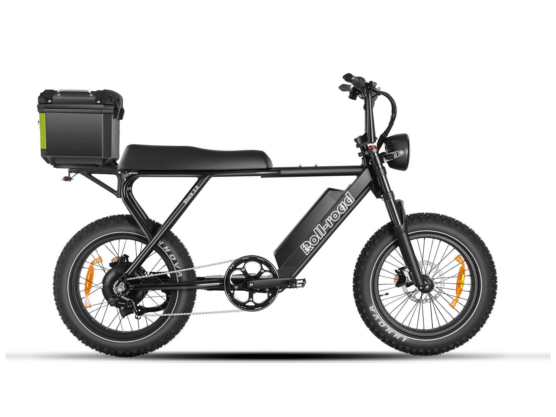shark tank electric bicycle wheel SHARK3.0 1500W Ebike|70miles|35+mph|Moped Style Ebike – Roll Road Ebike