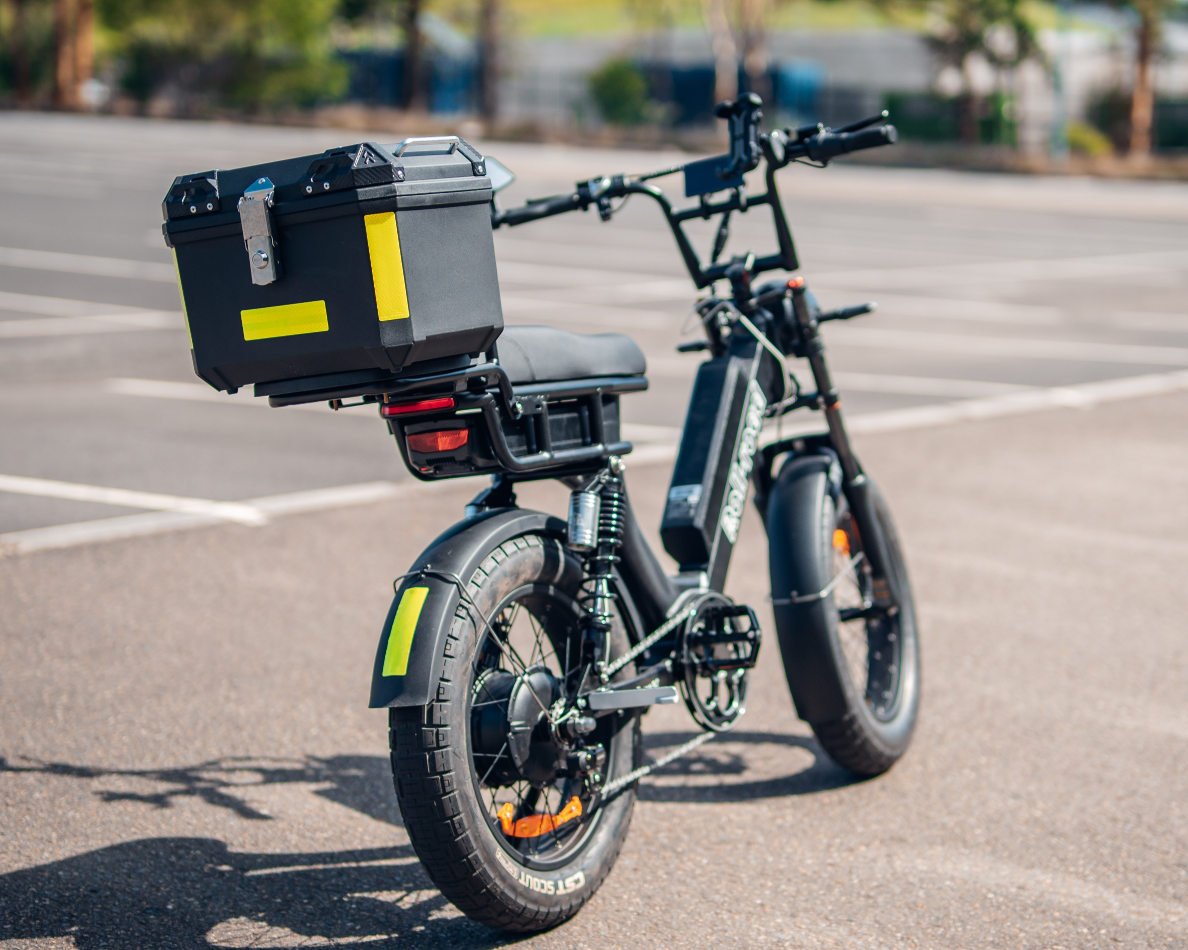 ebike rear trunk Durable & Secure Protective Interior Enhanced Night Safety