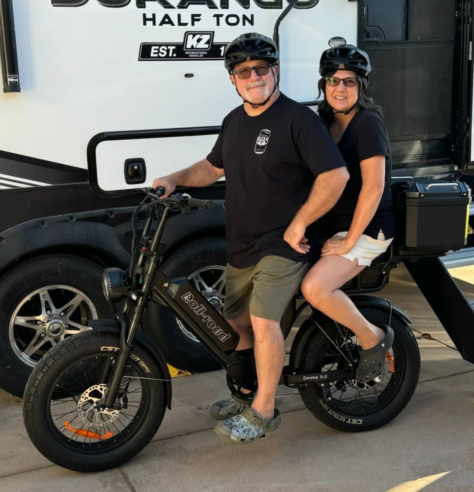 rollroad_ebike 2 person seat Oversized & Wide Seat & comfortable